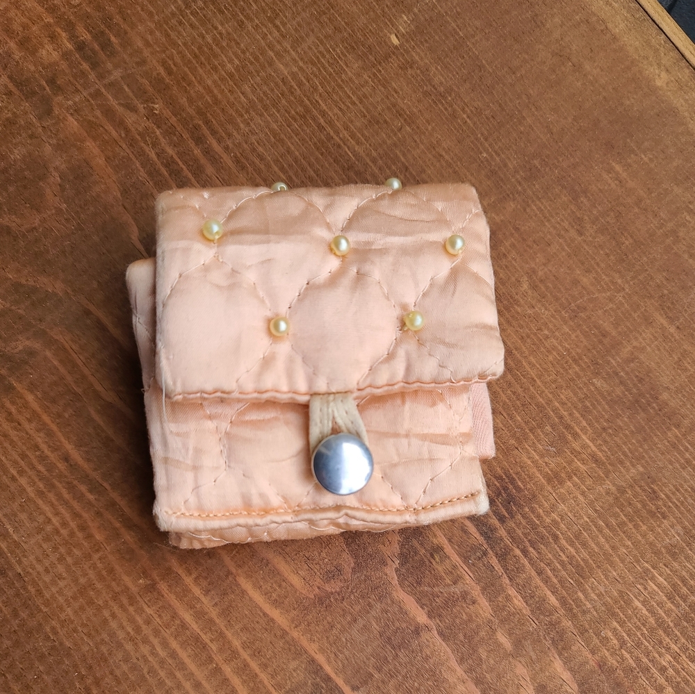 Vintage Morrill Craft jewelry pouch